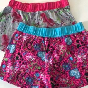 Girls pajama shorts!